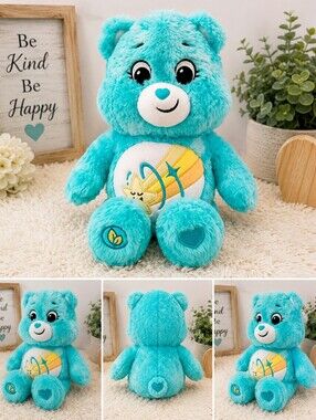 Care Bears Dream Bright Bear Plush 12” Blue Tie Dye Stuffed Animal